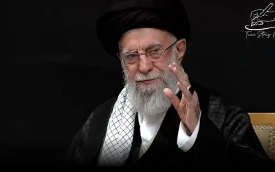 The Khamenei of Iran attends a public event after weeks of war with Israel