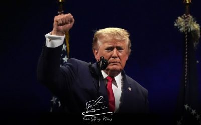 Trump's 250th birthday speech continues after storm delay