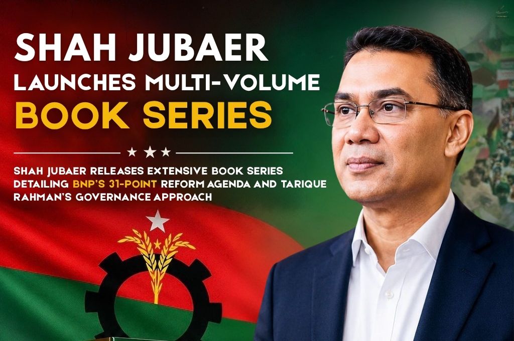 SHAH JUBAER RELEASES EXTENSIVE BOOK SERIES DETAILING BNP’S 31-POINT REFORM AGENDA AND TARIQUE RAHMAN’S GOVERNANCE APPROACH 