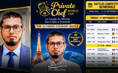 Bangladeshi Mohammad Ali Chowdhury to Compete in World Cup of Private Chefs Final Round in Paris 